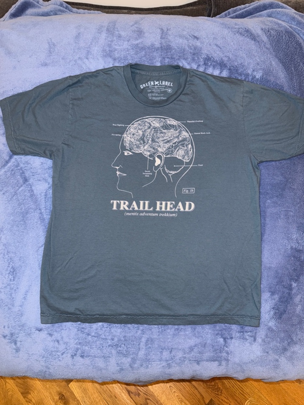 Trail Head Graphic Tee - Slate Blue